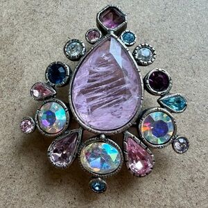 Patricia Locke Multicolor Gemstone Brooch